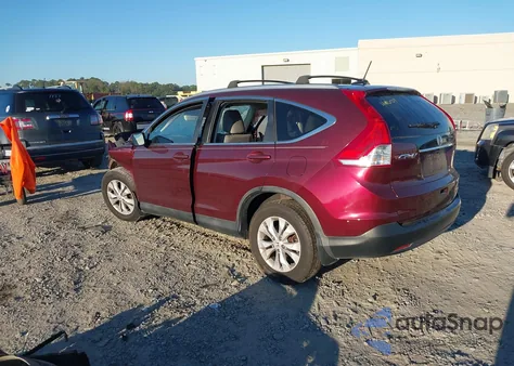 2013 Honda Cr-V Ex-L из США, поврежденный, VIN 5J6RM3H70DL022724